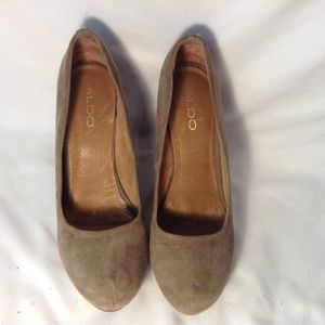 Aldo Brown Faux Platforms